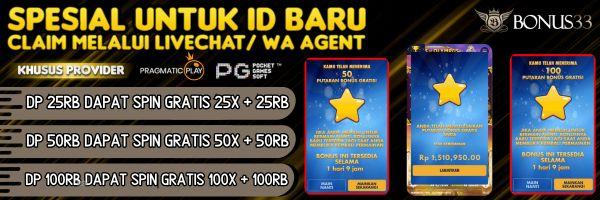 SELAMAT DATANG DI BONUS33